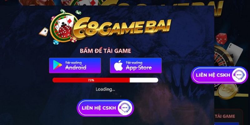 Hướng dẫn tải ứng dụng 68 Game Bài cho cả 2 hệ điều hành